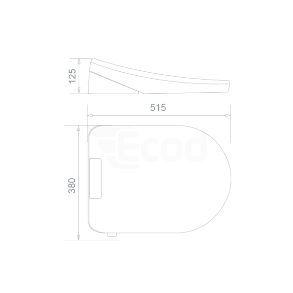 Nắp rửa điện tử EBN1806