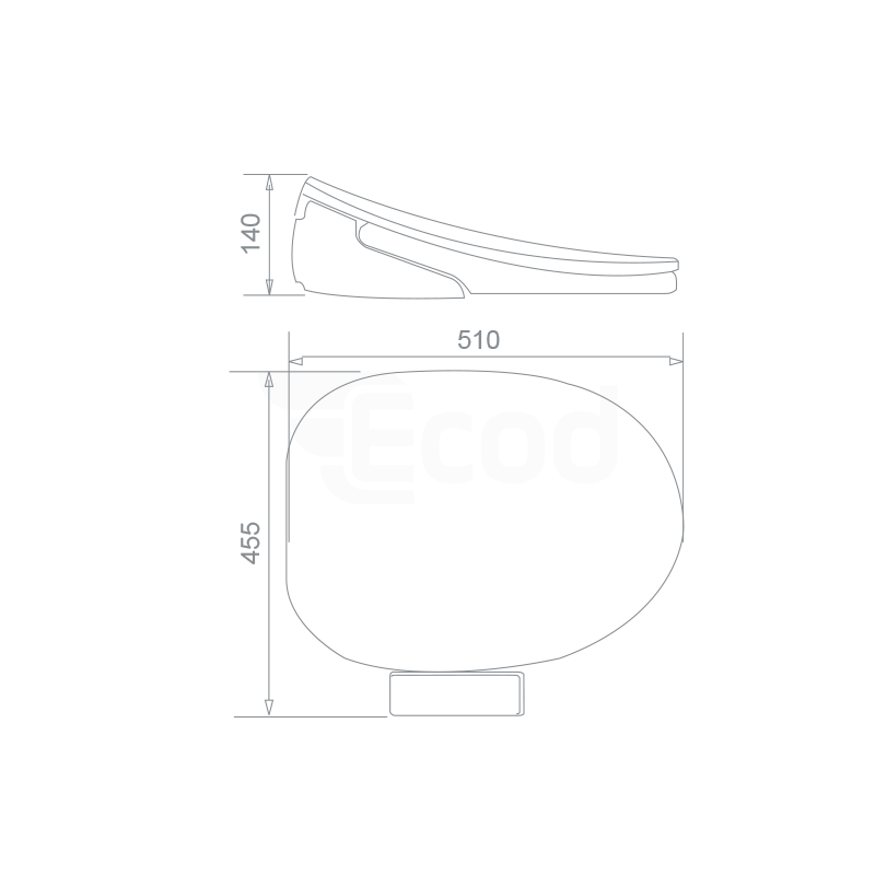 Nắp rửa điện tử EBN1807
