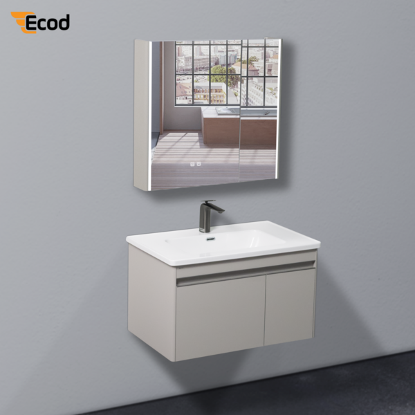 Bộ tủ gương lavabo phòng tắm EC8050