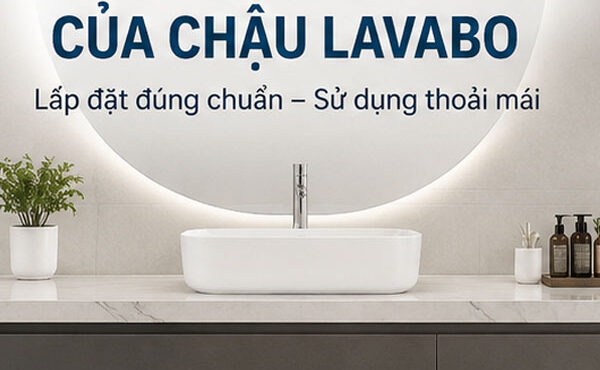Chiều cao tiêu chuẩn của chậu lavabo là bao nhiêu?