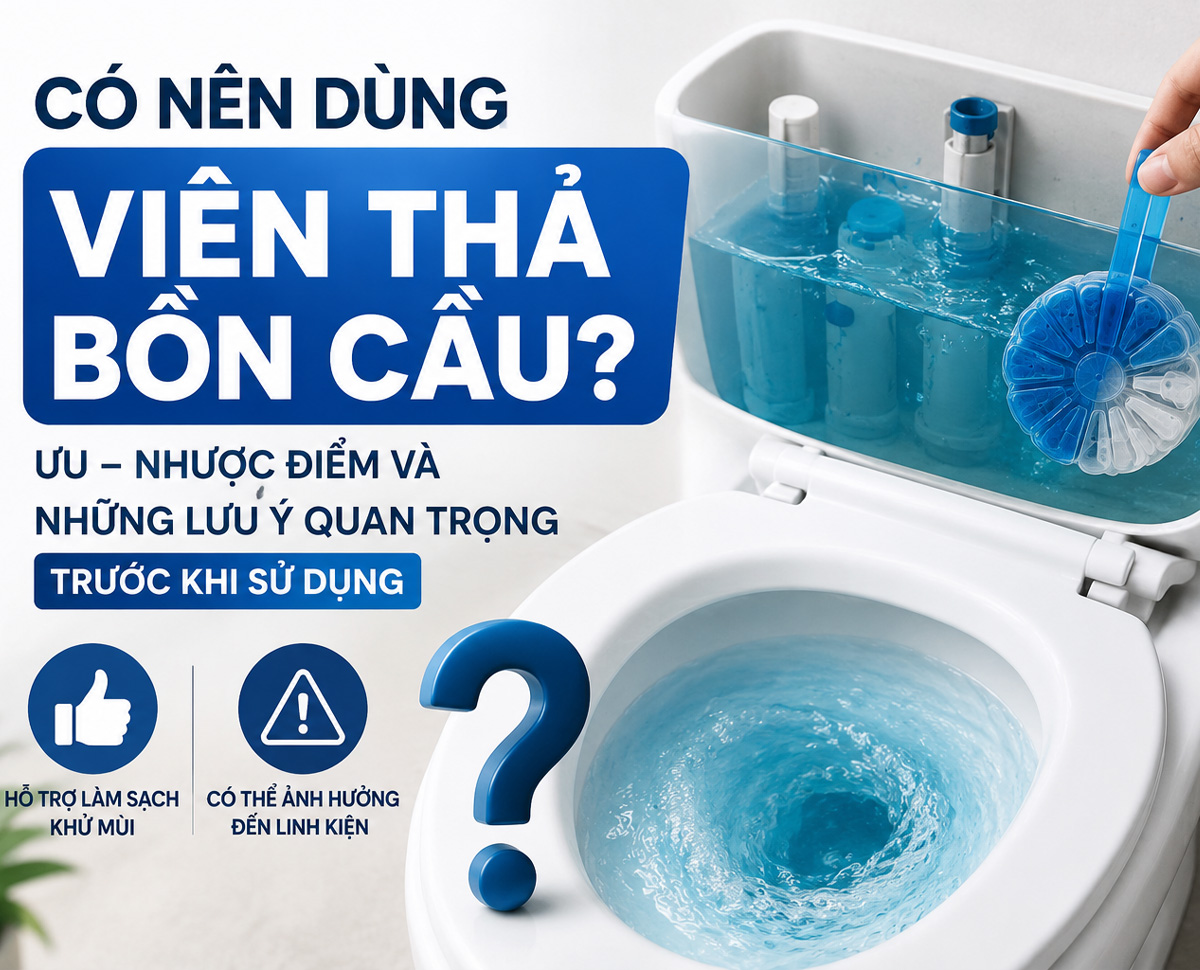 CÓ NÊN DÙNG VIÊN THẢ BỒN CẦU