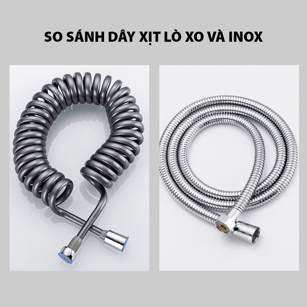 So sánh dây xịt lò xo và dây inox: Loại nào tốt hơn?